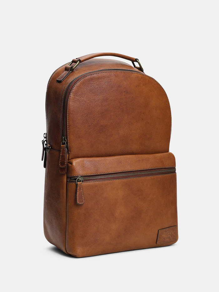 BROWN PREMIUM LEATHER BACKPACK - Image 2